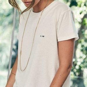 RAGDOLL LA Cropped Tee in Bone White